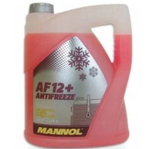 MANNOL AF 12+ 5L PŁYN DO CHŁODNIC 4012 CZERWONY RÓŻOWY