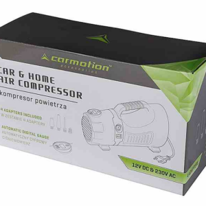 Kompresor powietrza DC 12V, AC 230V 200 PSI, automatyczny z cyfrowym ciśnieniomierzem, 4 adaptery  58032