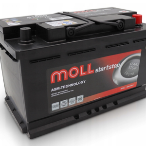 Akumulator MOLL AGM 80Ah 800A START STOP L4 Gwarancja 3 LATA