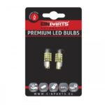 EINPARTS ŻARÓWKI EPL147 H6W 54SMD 3014 CANBUS 6000K 2szt
