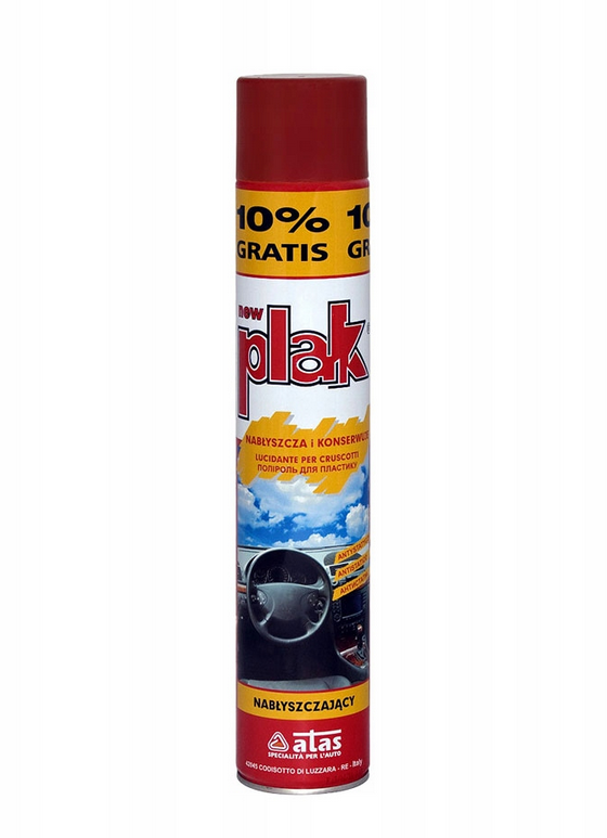 ATAS Plak o czyszczenia plastiku 750ml Wiśnia
