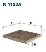 FILTRON K1123A  FILTR POWIETRZA KABINOWY