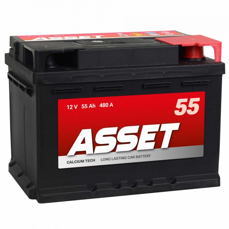 Akumulator ASSET 12V 55AH 480A Prawy+ L2