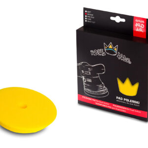 Royal Pads Air Medium Pad średniej twardości pad polerski do maszyn DA, żółty 80/100mm