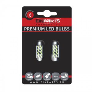 EINPARTS ŻARÓWKI EPL217  C10W 8SMD 6000K 2szt