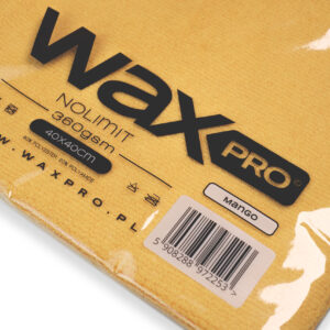 WaxPRO NoLimit Mango delikatna mikrofibra bez obszycia, 360gsm, 40x40cm