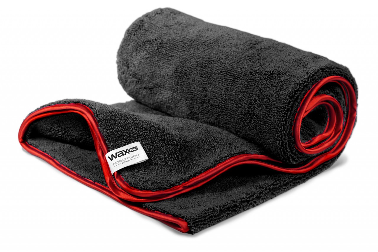 waxPRO Perfect Fluffy Dryer Black Series do osuszania 600gsm 100x60cm